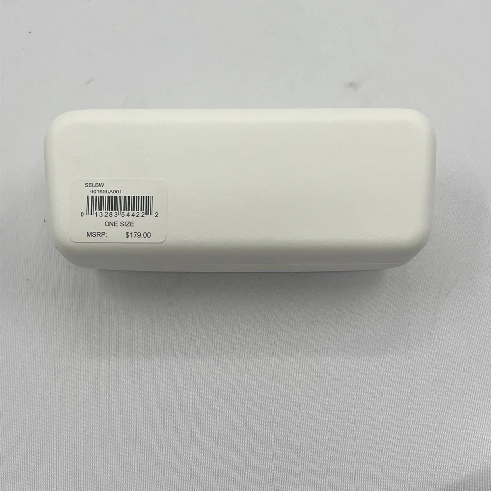 Calvin Klein Cream Oval Sunglasses